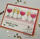 Card using Mixed Drinks and Delicate Details stamp sets from Stampin' Up!; designed by Paula Cannon for www.vintageandfresh.com