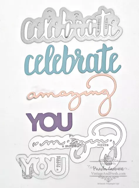 Celebrate You thinlits from Stampin' Up!